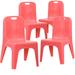 Isabelle & Max™ Demars 11" Classroom Chair Plastic in Orange/Pink | 21.5 H x 12 W x 13.75 D in | Wayfair ABC4038C58624E749B80A7B49F7DC5BD