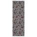 Gray 59 x 20 x 0.2 in Area Rug - Ottomanson Coke Man Cave Bedroom Kitchen Coca-Cola Paisley Washable Non-Slip 2 x 5 Runner Rug, Grey | Wayfair