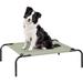 Tucker Murphy Pet™ Elevated Dog & Cat Bed Portable Elevated Pet Bed Waterproof Brown in Green | 7.1 H x 27.6 W x 21.5 D in | Wayfair