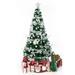 The Holiday Aisle® 94 PCS Christmas Tree Ornaments Set w/ Glitter Poinsettia, Bows, Ribbons | 16 H x 13 W x 7 D in | Wayfair