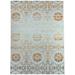 Blue/Yellow 144 x 108 x 0.1 in Area Rug - Bungalow Rose Tatul Floral Machine Made Area Rug in Blue/Gold | 144 H x 108 W x 0.1 D in | Wayfair