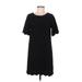 Monteau Casual Dress - Mini: Black Solid Dresses - Women's Size Medium