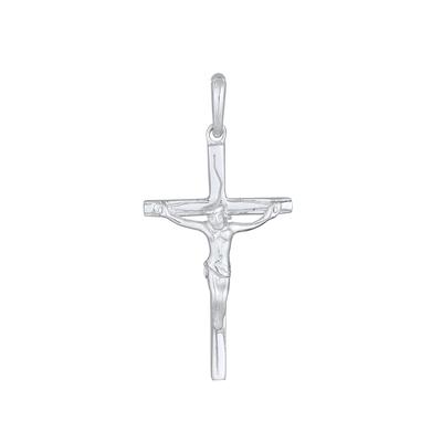 Elli - Kreuz Kruzifix Religion 925 Silber Charms & Kettenanhänger 1 ct Damen