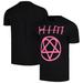 Men's Black HIM Heartagram Logo T-Shirt