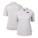 Women's Cutter & Buck Gray UNLV Rebels DryTec Virtue Eco Pique Stripe Recycled Polo