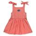Girls Toddler Garb Orange Florida Gators Teagan Gingham Sleeveless Dress