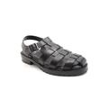 Schmitt' Formal Sandals Closed Toe Leather Indoor and Outdoor Anti-skidding Flat Sandals