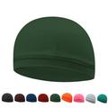 Cooling Breathable Summer Cycling Caps Anti-UV Bicycle Head Scarf Helmet Liner Sports Fishing Running Hat Army green