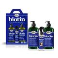 Difeel Biotin Pro-Growth Shampoo Conditioner & Leave in Conditioning Spray 3-PC Boxed Gift Set - Shampoo 33.8 oz. Conditioner 33.8 oz. and Leave in Conditioning Spray 6 oz.