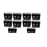 SPS Brand 12V 10Ah Replacement Battery (SG12100T2) for Razor MX350 Dirt Rocket (Versions 1-8) (10 Pack)