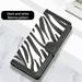 TECH CIRCLE Wallet Phone Case for iPhone 14 Plus - Protective Folio Multifunctional Leather Cover Case with Wrist/Shoulder Strap & Card Holder & Pocket & Fold Stand Black White Zebra Print