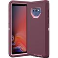 Samsung Galaxy Note 9 Case Dropproof Shockproof Galaxy Note 9 Case Heavy Duty Protective for Samsung Note 9 Case Note 9 Case 6.4 Inch(Purple/Pink)