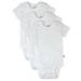 Honest Baby Clothing Baby Boy or Girl Gender Neutral Organic Cotton Short Sleeve Bodysuits 3 Pack (Preemie-24 Months)
