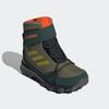 Winterstiefel ADIDAS TERREX "TERREX SNOW HOOK-AND-LOOP COLD.RDY WINTER", Gr. 39, bunt (focus olive, pulse olive, impact orange), Textil, Synthetik, sportlich, Schuhe, wasserdicht und wärmend