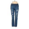 Wax Jean Jeans - Mid/Reg Rise: Blue Bottoms - Women's Size 7