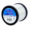 Triple Fish Monofilament Line, 40 lb / 18.1 kg Test.024 in / 0.60 mm Dia, Clear, 1 lb / 0.45 kg Spool, 1480 yd / 1353 m