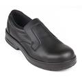 Lites Safety Footwear A845-40 Lites Safety Slip On, Size- 40/UK 6.5, Black