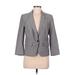 Ann Taylor LOFT Wool Blazer Jacket: Gray Jackets & Outerwear - Women's Size 6