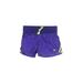 Adidas Athletic Shorts: Blue Solid Activewear - Women's Size X-Small