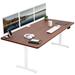 Vivo 71" x 36" Electric Desk w/ Memory Controller DESK-KIT-2B7B-36 Series Wood/Metal in White | 71 W x 36 D in | Wayfair DESK-KIT-2W7D-36