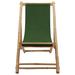 Bayou Breeze Patio Deck Chair Sling Chair for Balcony Deck Porch Bamboo & Canvas in Green/Brown | Wayfair 85CED146EDB148AA9A842F121559D104