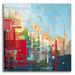 Brayden Studio® Neighborhood 8 Meridian' By Carol Joy Shannon, Acrylic Glass Wall Art Plastic/Acrylic | 12 H x 12 W x 0.13 D in | Wayfair