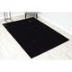 Black Area Rug - Mercer41 Nikith Solid Color Machine Woven Shag Rectangle 5'3" x 7'6" Polyester Area Rug in Polyester | Wayfair