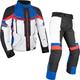 Oxford Rockland Motorcycle Jacket & Trousers Arctic Black Red Kit - UK 51-54" | EU 58 | US 51-54" | 4XL - UK 36-39" | EU 52 | US 36-39" | XL, UK 51-54" | EU 58 | US 51-54" | 4XL