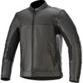 Alpinestars Topanga Leather Motorcycle Jacket - Black - 4XL, Black