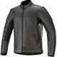 Alpinestars Topanga Leather Motorcycle Jacket - Black - 4XL, Black