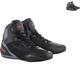 Alpinestars Faster 3 Drystar Motorcycle Boots - Black Grey Red - UK 8 | EU 42 | US 9, Black Grey Red