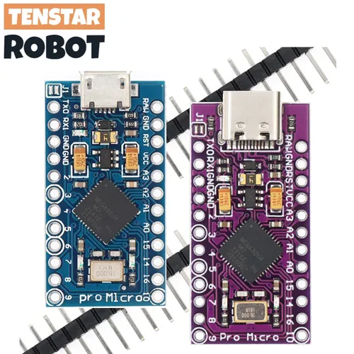 Pro Micro avec le chargeur de démarrage ATmega32U4 5V/16MHz Module contrôleur Mega32U4 Leonardo