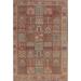 Garden Design Bakhtiari Vintage Persian Rug Hand-Knotted Wool Carpet - 6'8" x 9'10"