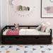 Extendable Daybed with Trundle, Wooden Platform Sofa Bed Frame, Twin to King Size Extend Bed Furniture for Bedroom Living Room