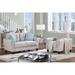 2 Piece Living Room Sofa Set, Linen Fabric Upholstered Couch Furniture Tufted Loveseat Sofa for Home, Studio or Office Etc