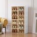 Portable Shoe cabinet Living Room,Stackable Storage Organizer Cabinet with Doors and Shelves,Shoe Box for Closet