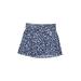 T by Talbots Casual A-Line Skirt Mini: Blue Bottoms - Women's Size Small Petite
