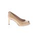 Stuart Weitzman Heels: Tan Shoes - Women's Size 7