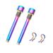 2 Pieces Bike Disc Brake Bolts Bike Caliper Bolts Alloy Bike Accessories for Avid Mountain Bike Cycle Rotor Bolts Portable Brake Clamp Bolt multicolor