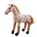 12/23in Plush Figure Toy Lifelike Horse for Doll Mascot Toy Claw Machine Supply Girl Birthday Gift Fidget Toys Child Fav