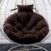 Hanging Hammock Chair Swinging Garden Outdoor Soft Seat Cushion Hanging Chair Dormitory Bedroom Cushion Hanging Basket Pillow