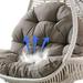 Swing Egg Chair Cushion Thick Leisure Hanging Basket Chair Cushion Removable And Washable Hanging Chair Cushion For Outdoor