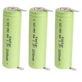 Kastar 3-Pack 1.2V 2200MAh Ni-MH Battery Compatible with Remington Groomer / Trimmer MS-5800 MS-6000 MS-900 MS2-280 MS2-290 MS2-390 R-1000 R-4130 R-450s R-5130 R-600 R-6130 R-650s R-7130 R-9100 R-9170
