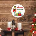 kiskick 1 Set Christmas Decorations Walnut Soldier: Durable Record Date Wooden Increase-atmosphere Wall Calendar for Home Decoration and Festive Ambiance