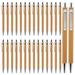 Wood Ballpoint Pen Bamboo Ballpoint Pen: 30 Pack Ballpoint Pen Set Bamboo Ballpoint Pen Set for School