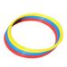 NUOLUX 6PCS Soccer Agility Rings ABS Sensitive Football Training Equipment Pace Lap Football Soccer Accessories