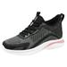 KaLI_store Tennis Shoes Womens Womens Walking Shoes Slip On Tennis Running Shoes Lightweight Work Sneakers for Indoor Outdoor Black 7