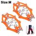 Fishing Ice Cleats for Shoes and Boots Ice Snow Traction Cleats Crampons for Men Women Kids Winter Walking on Ice and Snow Anti Slip Overshoe Stretch Footwear
