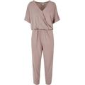 Jumpsuit URBAN CLASSICS "Urban Classics Damen Ladies Modal Jumpsuit" Gr. XS, US-Größen, rosa (duskrose) Damen Overalls