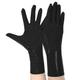 Women Elastic Glove Short Leather Gloves high-end 2021 Short Gloves Punk Nightclub Show Gloves